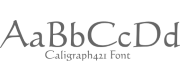 CALIGRAPH 421 FONT L